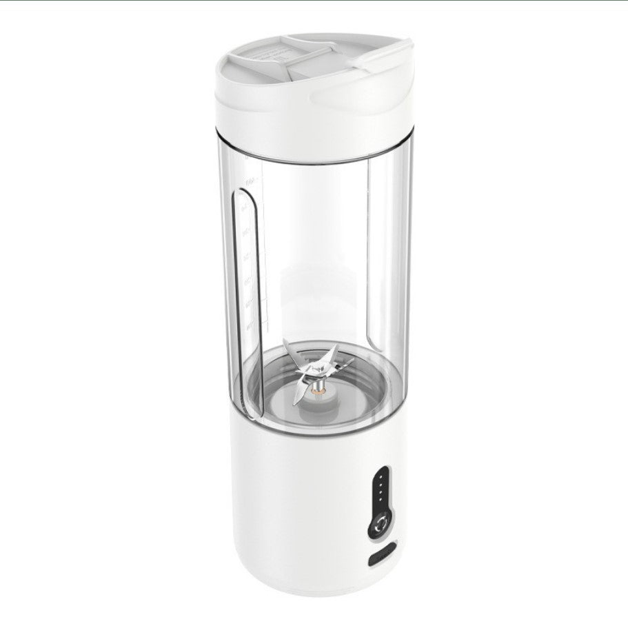 Portable Blender Cup USB Electric Fruit Juicer Rechargeable for Outdoor Sports Travel Camping - White_0