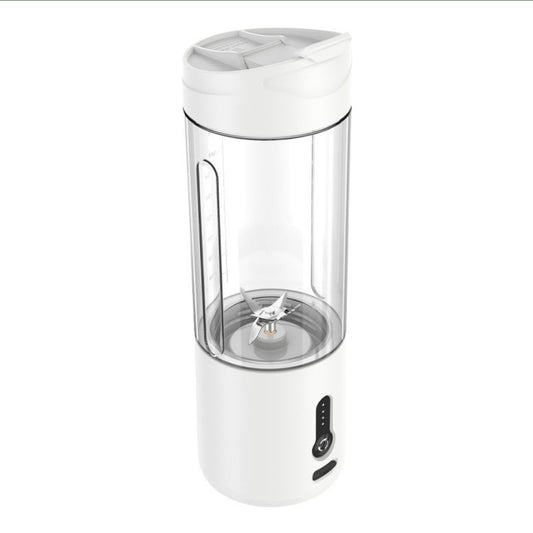 Portable Blender Cup USB Electric Fruit Juicer Rechargeable for Outdoor Sports Travel Camping - White_0