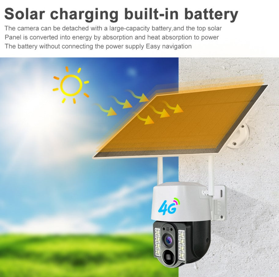 V380 New Arrival 3MP Wireless WiFi Security CCTV Camera Night Vision Sim Card Solar 4G Outdoor_4