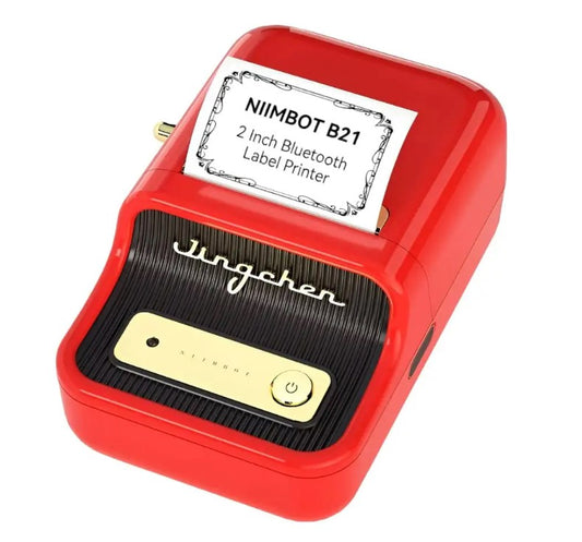 Niimbot B21 Portable Thermal Label Printer - Red_0