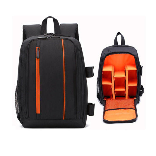 Outdoor Camera Backpack Waterproof Photography Camera Shoulders Bag Size 33 5x25 5x15 5cm Orange