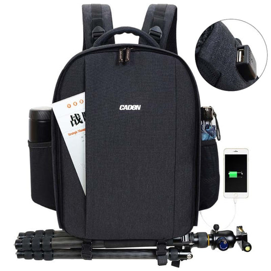 CADeN USB SLR Camera Bag Professional Waterproof Portable Unisex Camera Bag